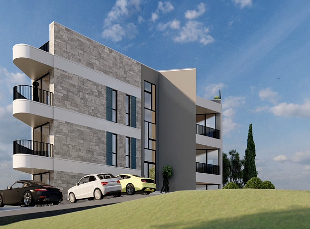 Apartments in a new modern building in Baosici 50m away from the sea